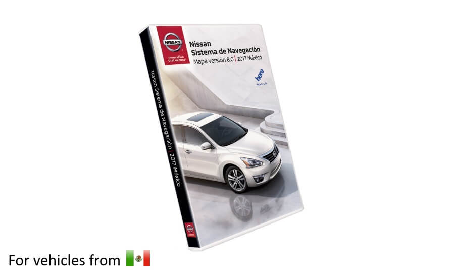 Nissan Navigation Third Gen SD Card Map Update for vehicles purchased in MEXICO (v8/v2017) product photo